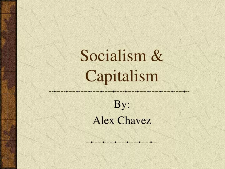 socialism capitalism