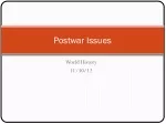 Postwar Issues - slide 1