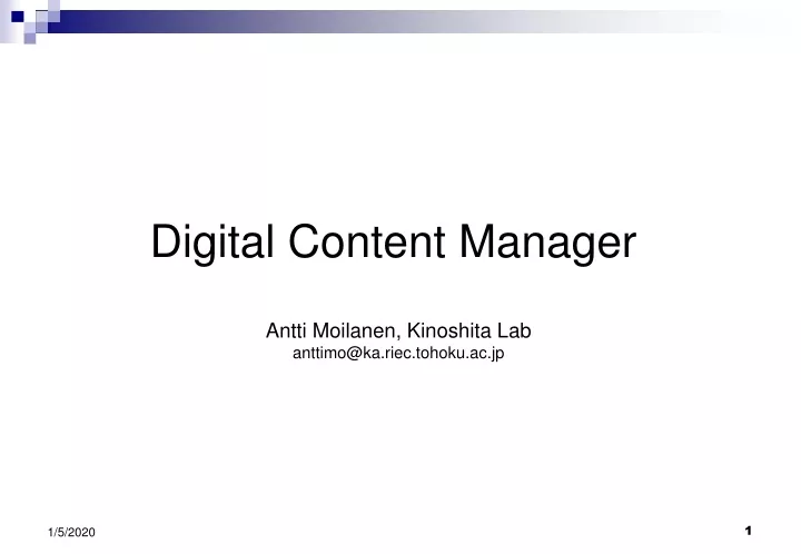 digital content manager