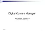 Digital Content Manager - slide 1