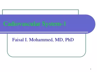 Cadiovascular System-1