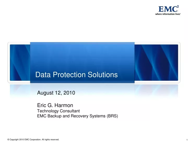data protection solutions