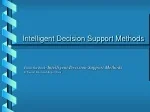 Intelligent Decision Support Methods - slide 1
