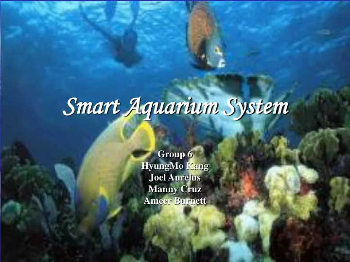 smart aquarium system