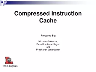Compressed Instruction Cache