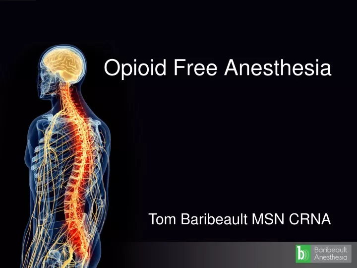 opioid free anesthesia