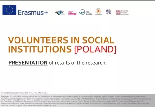 VOLUNTEERS IN SOCIAL INSTITUTIONS [POLAND]