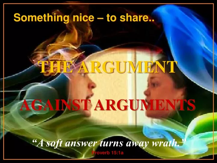 the argument