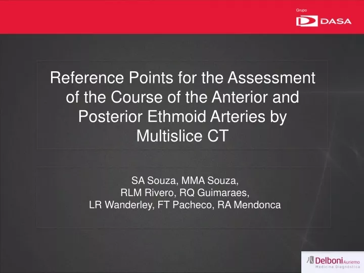 reference points for the assessment of the course