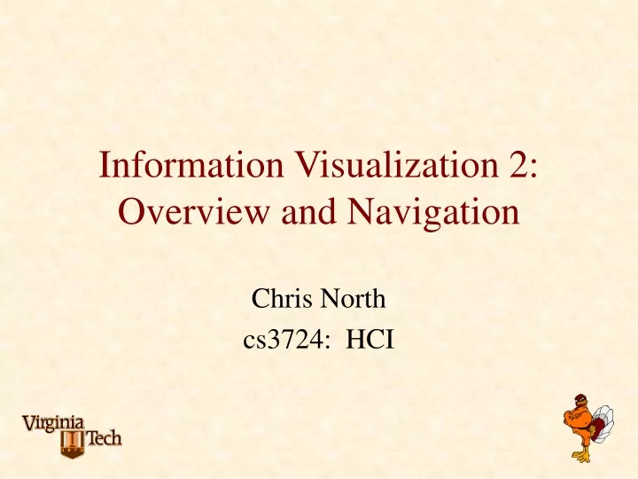 information visualization 2 overview and navigation