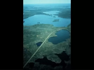 Aerial lakes photo