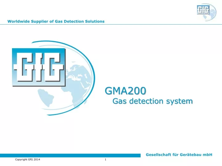 gma200 gas detection system