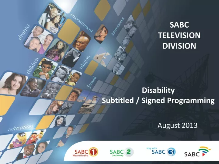 sabc television division