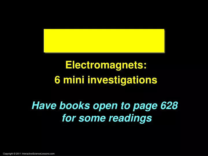 electromagnets 6 mini investigations