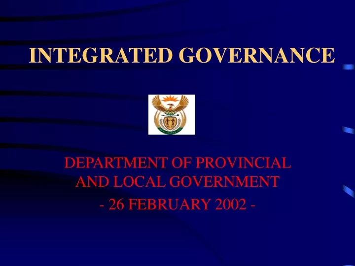 integrated governance