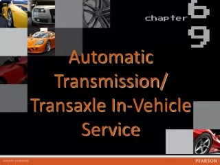 Automatic Transmission/ Transaxle In-Vehicle Service
