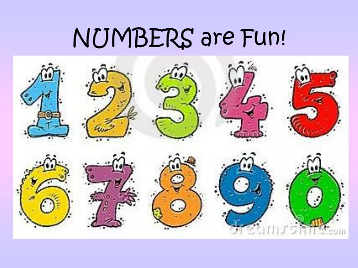 numbers are fun