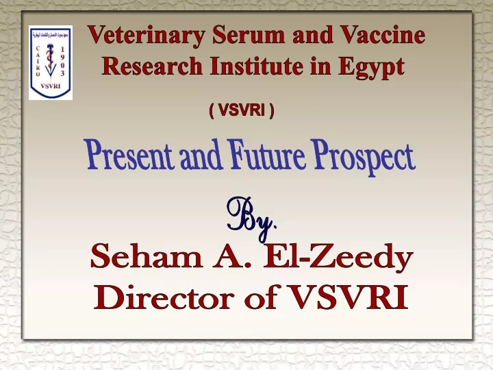 veterinary serum and vaccine research institute