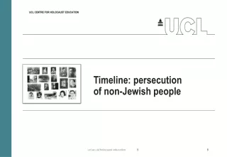 Timeline: persecution of non-Jewish people