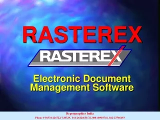 RASTEREX Electronic Document Management Software