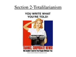Section 2-Totalilarianism