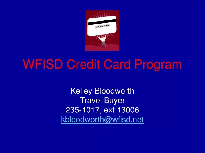 wfisd credit card program