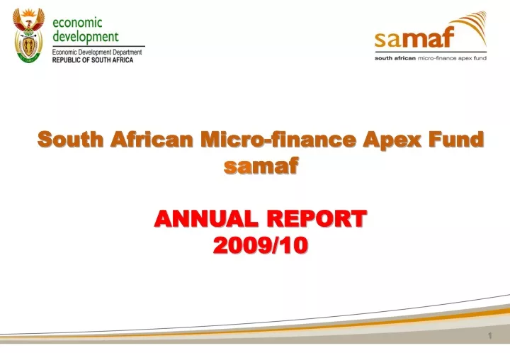 south african micro finance apex fund sa maf annual report 2009 10