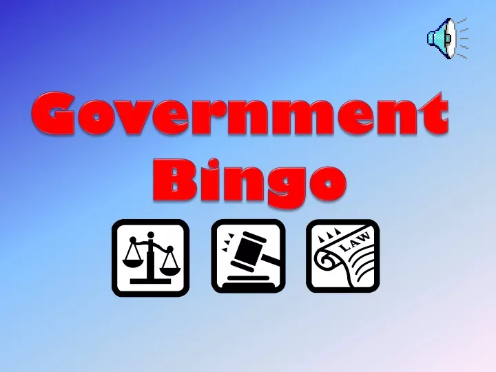 government bingo