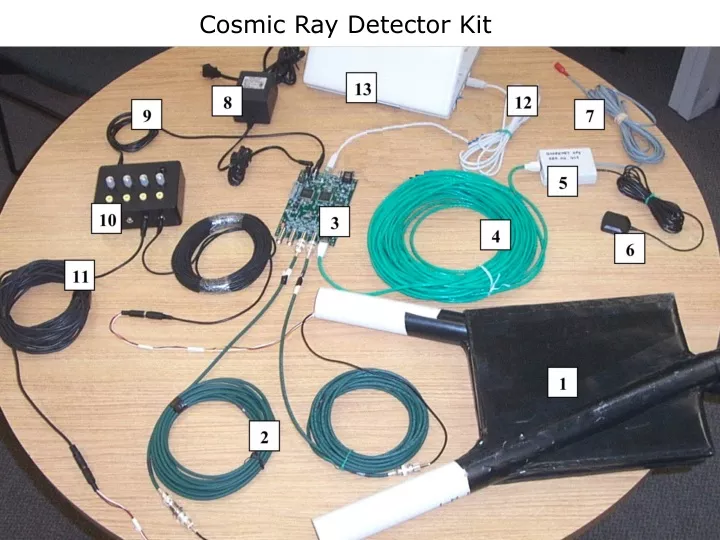 cosmic ray detector kit