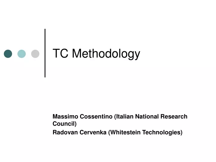tc methodology