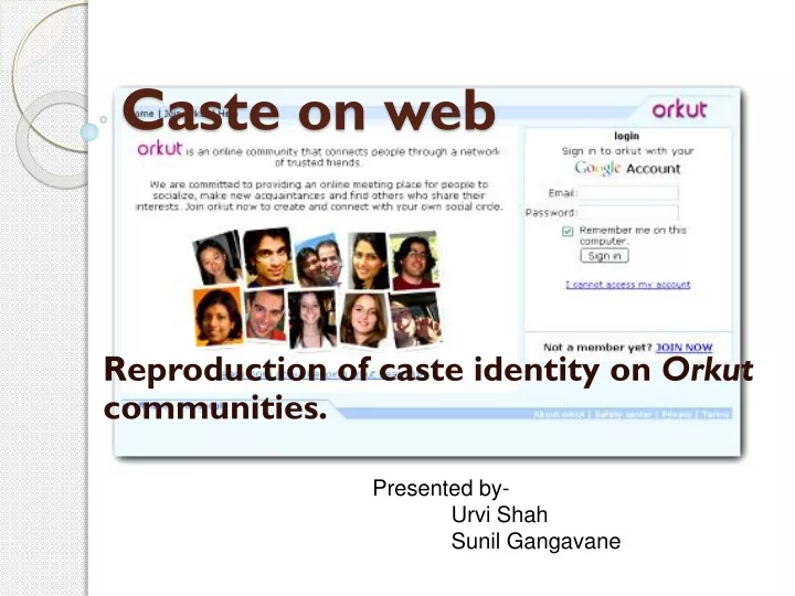 caste on web