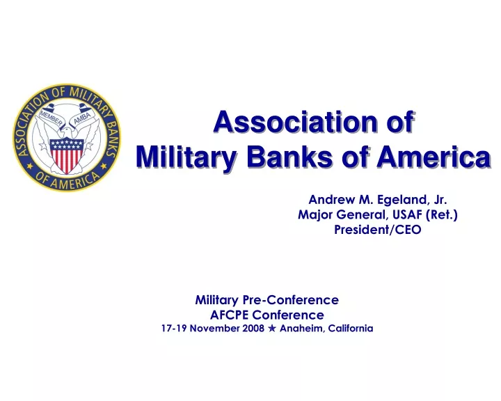 association of military banks of america