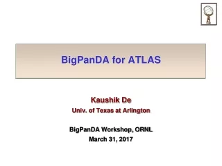 BigPanDA for ATLAS