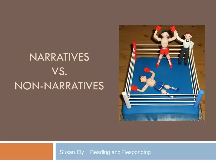 narratives vs non narratives