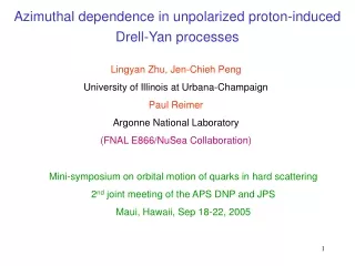 Azimuthal dependence in  unpolarized proton-induced Drell-Yan processes