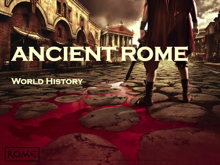 ancient rome world history