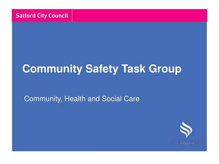 community safety task group