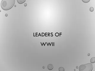 Leaders of WWII