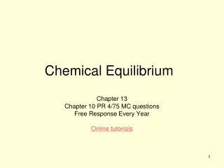 Chemical Equilibrium