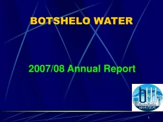 BOTSHELO WATER