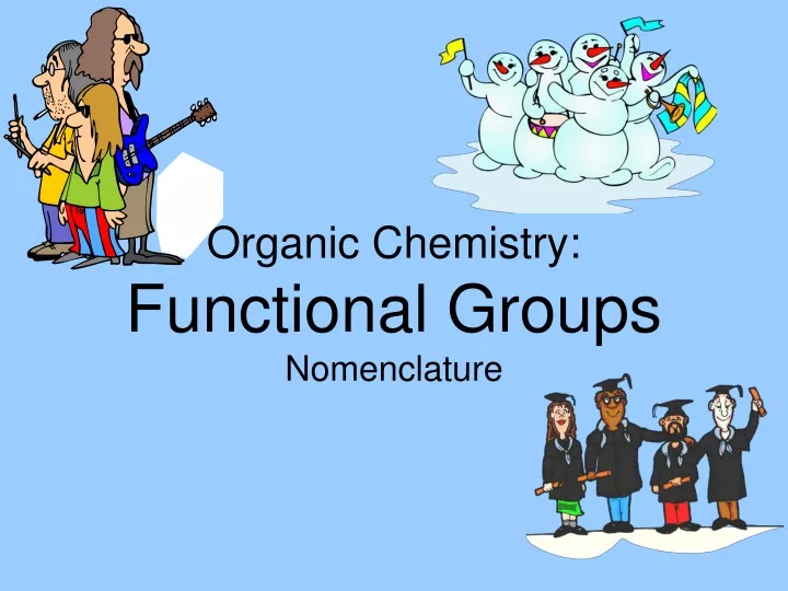organic chemistry functional groups nomenclature