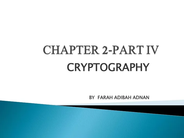 chapter 2 part iv
