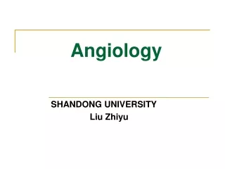 Angiology