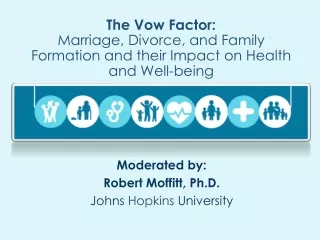 The Vow Factor: Marriage, Divorce, and Family Formation and their Impact on Health and Well-being