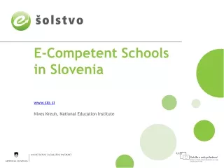 E-Competent Schools in Slovenia