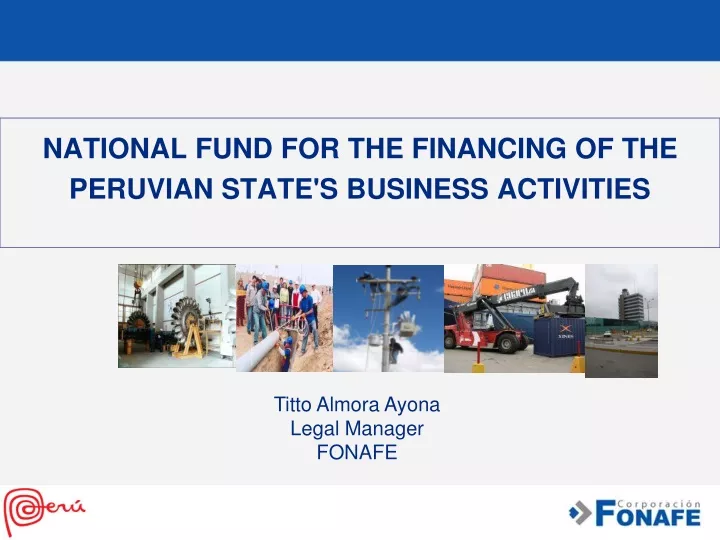 national fund for the financing of the peruvian state s business activities