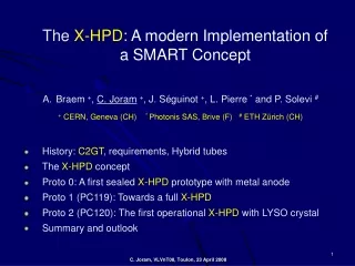 The  X-HPD :  A modern Implementation of a SMART Concept