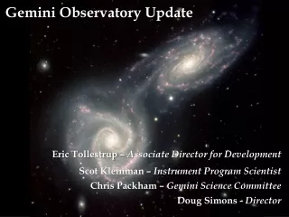 Gemini Observatory Update