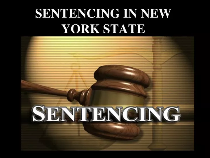 sentencing in new york state