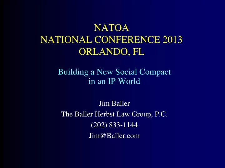 natoa national conference 2013 orlando fl